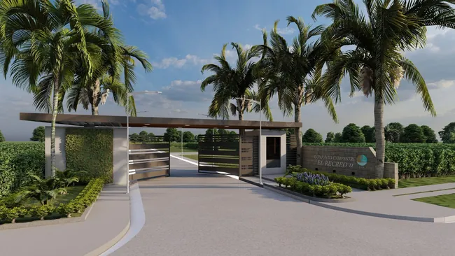 Render de la portería de El Recreo.