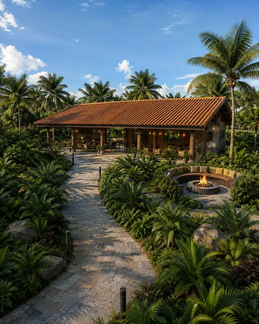 Imagen ilustrativa del kiosco de eventos de Villas de Galilea.